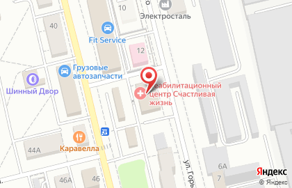 Счастливая жизнь на улице Горького на карте
