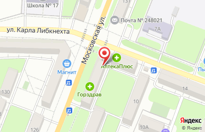 Магазин Цветочный остров на Московской улице на карте
