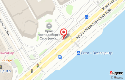 Ресторан Тандыр на Краснопресненской набережной на карте
