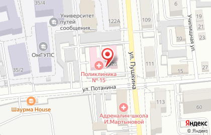 Буфет в Омске на карте