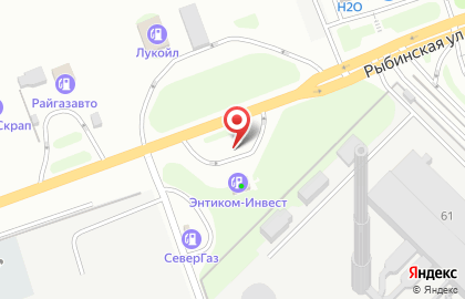 Энтиком Инвест на Рыбинской улице на карте