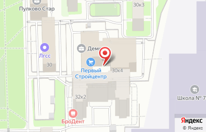 Тайм на Пулковском шоссе на карте