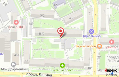 Служба занятости Октябрьского района на карте