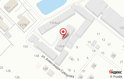 Торговая компания Балтик-Терра на улице А.Суворова на карте