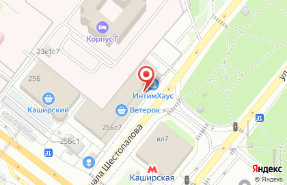 Магазин медицинской одежды MedicalService на ​Каширском шоссе на карте