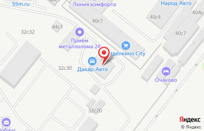 Грузовой автосервис АЛГОН СЕРВИС на Очаковском шоссе на карте