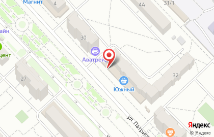 Фирменный магазин Ермолино на улице Патриотов на карте