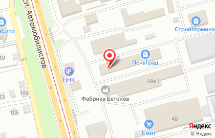 Центр снабжения и комплектации КрепЦентр в Железнодорожном районе на карте