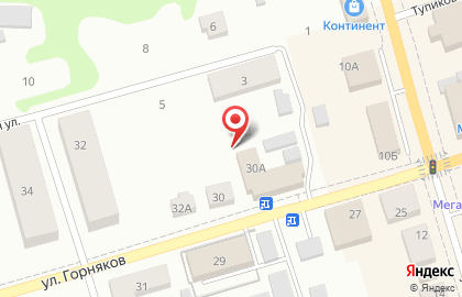 Телекоммуникационная компания Росин.тел на улице Горняков на карте