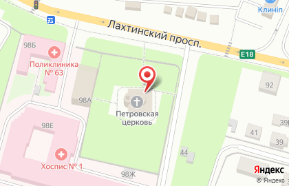 Храм Святого Апостола Петра на карте