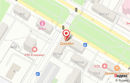 Удобный магазин Магнолия на улице Дмитрия Ульянова на карте