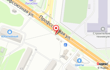 Магазин Парус в Юбилейном микрорайоне на карте