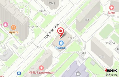 Магазин колбасных изделий Рублёвский в Новотушинском проезде на карте