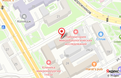Магазин продуктов на ул. Маерчака, 18а на карте