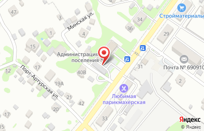 Департамент труда и социального развития Приморского края Отдел административно-территориального управления по Первореченскому и Советскому району на карте