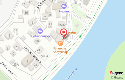 Blanche рест & бар на карте