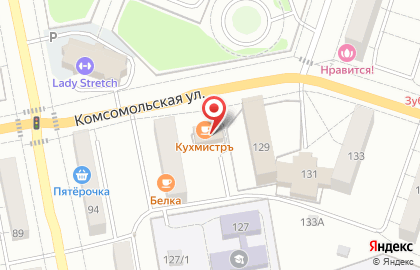 Столовая Добрый Кухмистръ в Центральном районе на карте