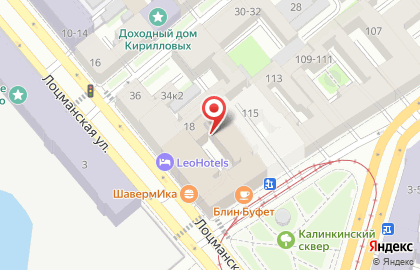 Лоцманские бани в Адмиралтейском районе на карте