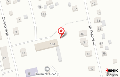 Магазин смешанных товаров на Советской улице на карте