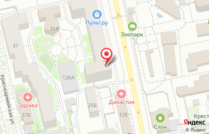 Интернет-газета Znak.com на улице Мамина-Сибиряка на карте