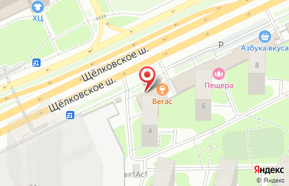 Магазин у дома Бристоль в Северном Измайлово на карте