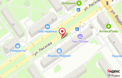 Аптека Ключ к здоровью на улице Лескова на карте