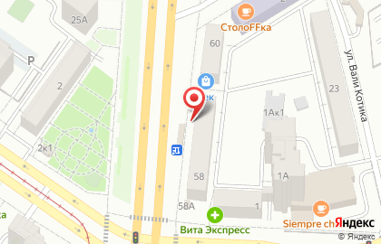 Банкомат СКБ-банк на проспекте Космонавтов, 58 на карте
