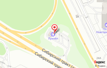 Лукойл-ликард в Кировском районе на карте