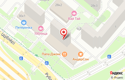 Магазин сладостей на Рублёвке на карте