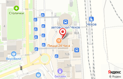 Магазин продуктов на Вокзальной площади, 7а на карте
