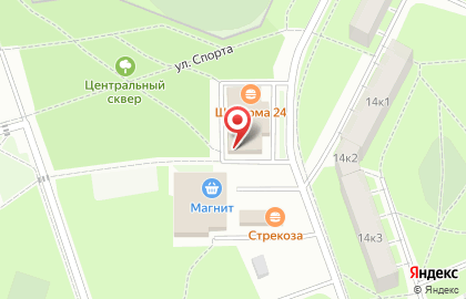 Магазин разливного пива в Санкт-Петербурге на карте