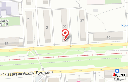 Продуктовый магазин и супермаркет Каспий в Дзержинском районе на карте