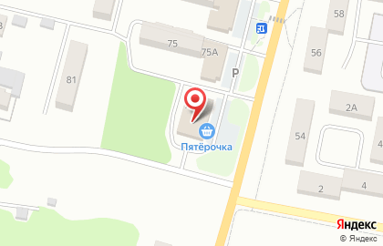 Супермаркет Пятёрочка на улице Мамистова на карте