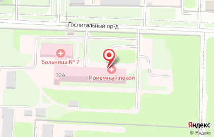 Городская больница №4, г. Дзержинск на карте