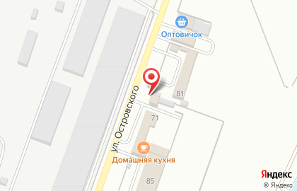 Магазин овощей и фруктов на улице Островского на карте
