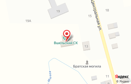 Вшельский сельский клуб на карте