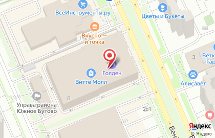 Салон оптики Очкарик в Москве на карте
