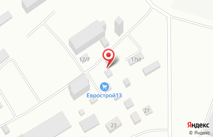 Магазин строительных материалов в Саранске на карте