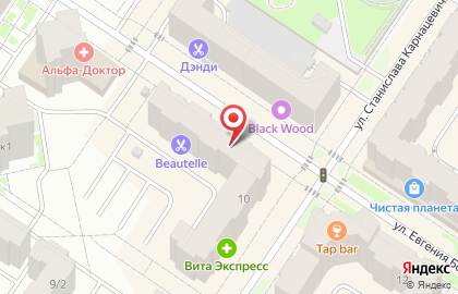 Лесенка на улице Евгения Богдановича на карте