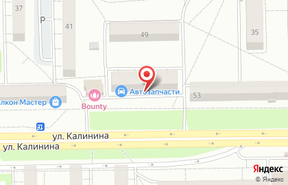 Компания по эвакуации автомобилей по эвакуации автомобилей на Калинина на карте