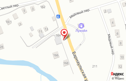 Шиномонтажная мастерская на Барнаульской улице на карте