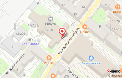 Салон красоты, ОАО Чкаловские бани на карте