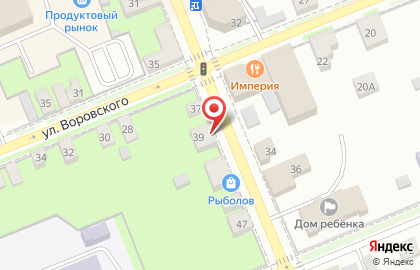 Центр страхования Линия закона на улице Ленина на карте
