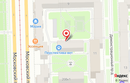 Кризисный центр помощи женщинам на метро Московская на карте