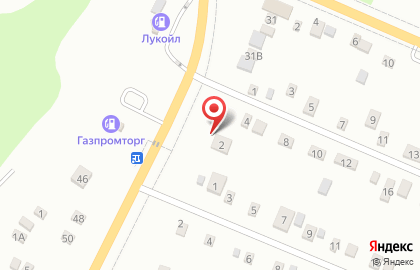 Продовольственный магазин на Рабочей улице на карте
