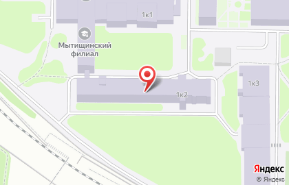 МГУЛ, Московский государственный университет леса на 1-й Институтской улице на карте