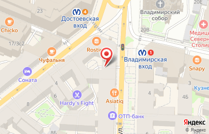 Райффайзенбанк, Отделение Владимирская Площадь на карте