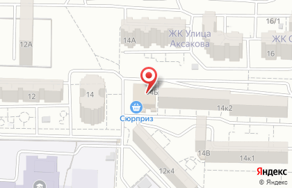 Банкомат Московский Индустриальный банк на улице Аксакова на карте
