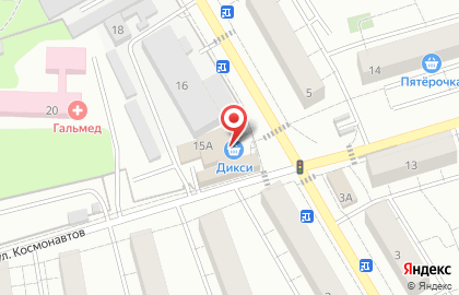 Аптека Семейный доктор на улице Космонавтов на карте