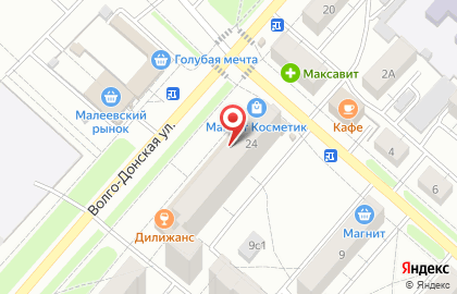 Бар Дилижанс на Волго-Донской улице на карте